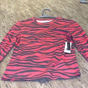 Zebra stripe shirt